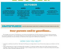 Parent/Guardian Newsletter | Kid Skill Sheet – October 2022